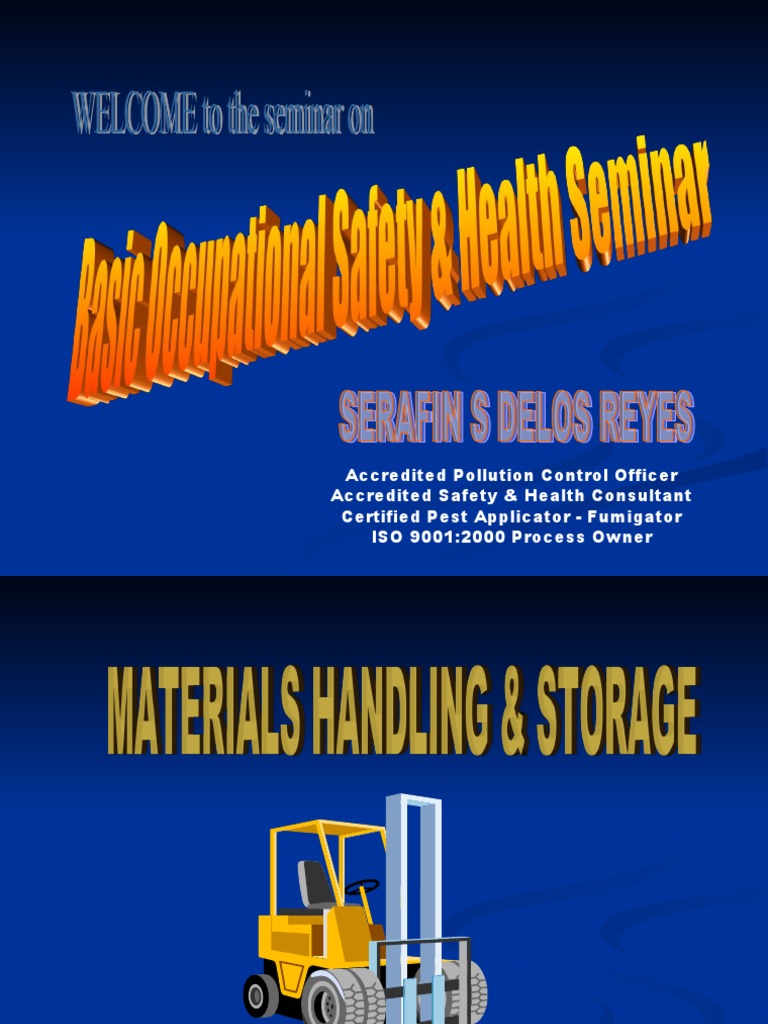 Material Handling Safety Guidelines | PDF | Vertebral Column | Crane ...