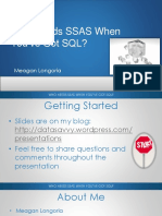 Who Needs SSAS When You've Got SQL - 403 PDF