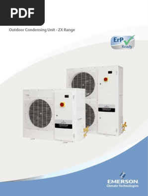 Outdoor Condensing Unit - ZX Range: Application Guidelines