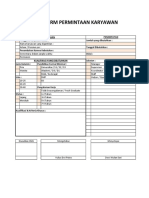 Form Permintaan Karyawan PDF