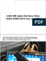 CGDI MB Adds Old Benz Kline W202 W208 W210 Key Via OBD