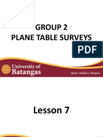Group 2 Plane Table Surveys: Name of Presenter Position Department/College (Click View Master Slide Master To Edit)