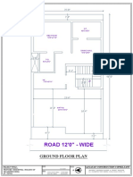 ROAD 12'0" - WIDE: Ground Floor Plan