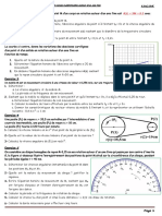 Série 1 Mouvement de Rotation D'un Corps Solide Autour D'un Axe Fixe