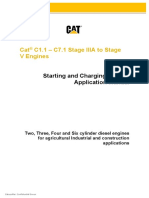 Cat C1.1 - C7.1 Stage IIIA To Stage V Engines: Starting and Charging System Application Manual
