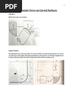 Hydrostatic Force On Curved Surfaces