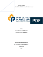 Project Paper MSDM Training and Development Pada PT PLN