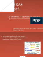 PALABRAS AGUDAS Tecnicas Horal y Escrita Exposiscion