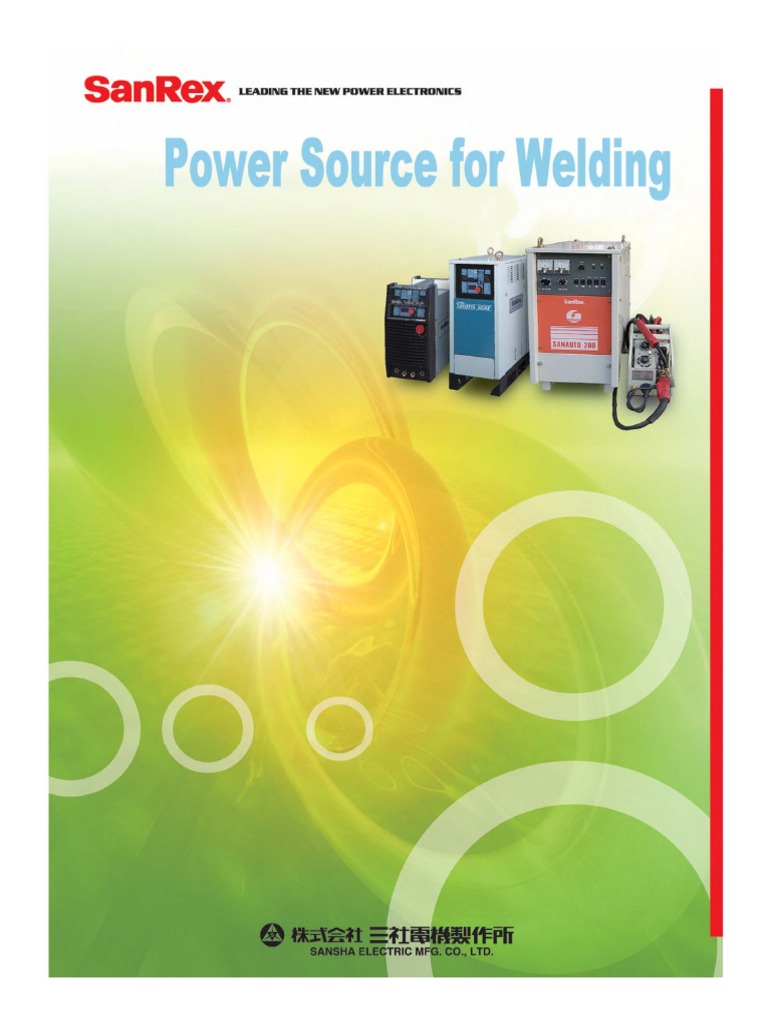 SanRex Power Source For Welding | PDF