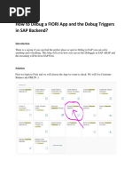 How To Debug A FIORI App