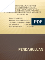 Analisis Penerapan Metode Pengakuan Pendapatan Jasa Kontruksi Pada