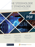From The Stockholder To The Stakeholder PDF