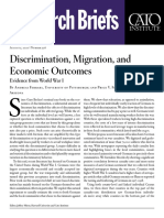 Discrimination, Migration, and Economic Outcomes: Evidence From World War I