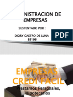 ADMINISTRACION DE EMPRESAS---CODIGO DE ETICA---DIORY CASTRO----89196