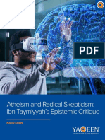 Atheism and Radical Skepticism - Ibn Taymiyyahs Epistemic Critique PDF