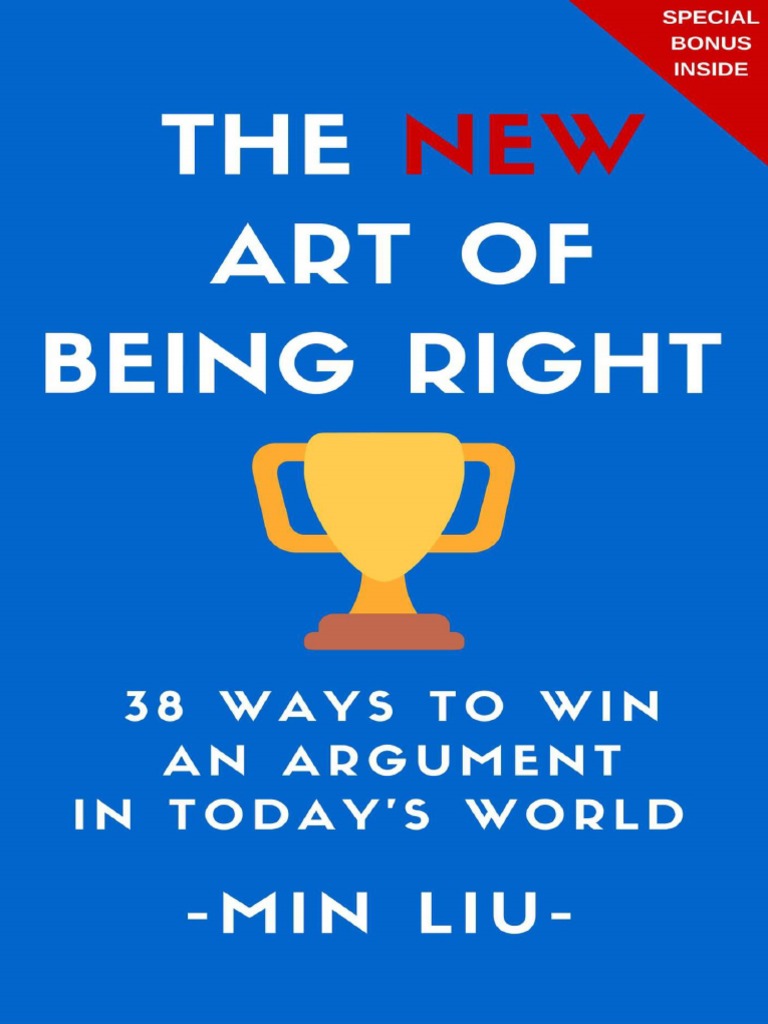 The new art of being right 38 min liu pdf argument dialectic