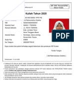 Kartu Peserta KIP Kuliah 2020 PDF