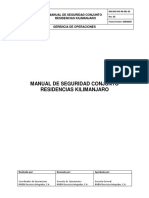 Manual de Seguridad Conjunto Residencial Kilimanjaro PDF