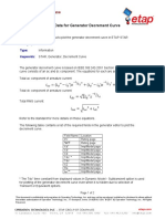 Required Data For Generator Decrement Curve PDF