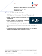 Motor Starting Calculations Using Motor Characteristics Model PDF
