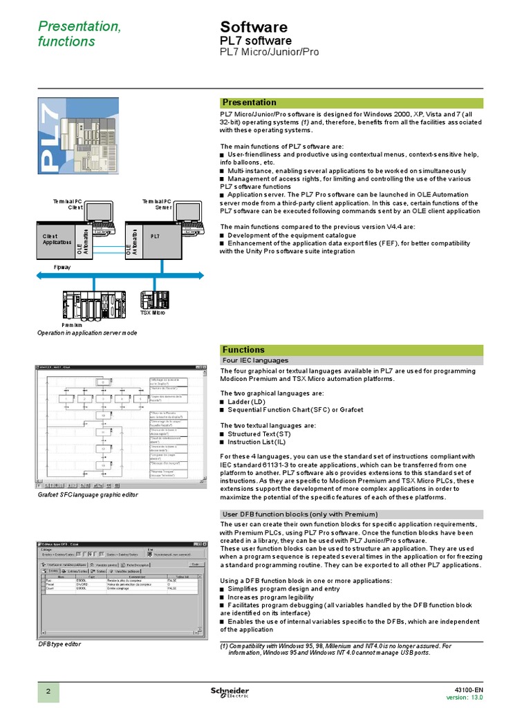 43100EN () PDF Programmable Logic Controller Operating System
