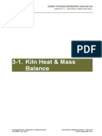  Kiln Heat and Mass Balance September 2010