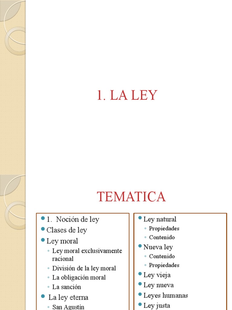 Ley Moral | PDF | La Ley natural | Moralidad