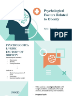 Psychological Factors Related To Obesity