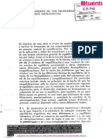 Jean Piaget. La Equilibración de Las Estructuras Cognitivas. Problema Central Del Desarrollo. Cap 1