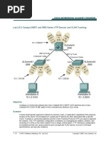 Lab 2.9.2 Catalyst 2950T and 3550 Series VTP Domain and VLAN Trunking