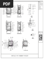 Detail of Common Toilet: Section Elevation C - C' Section Elevation D - D'