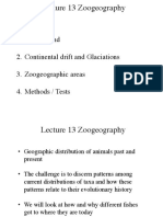 Lecture 13 on Zoogeography and Its Key Concepts