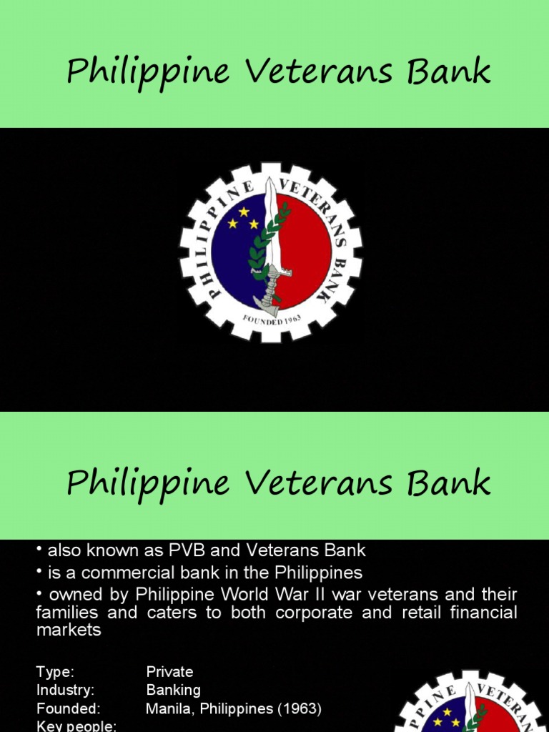PhilippineVeteransBank Swot PDF Banks Loans