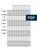 Dinero 2. Inversiones 3. Ahorros 4. Emprendimi Ento 5. Empresas 6. Proyecto 7. Activo 8. Financiero 9. Persona