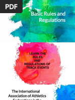 Basic Rules and Regulations