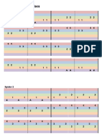 Spider Finger Exercise Chart Landscape PDF