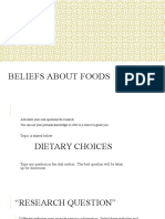 Beliefs About Foods-4