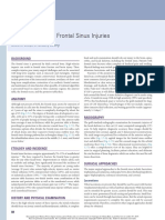 1.7 Injurias Del Seno Frontal. Facial Trauma Surgery PDF