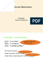 CSE 103: Discrete Mathematics: Predicate Rules of Inference