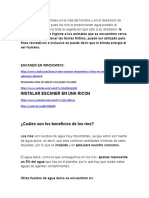 Los Ríos Son Elementales en La Vida Del Hombre y en El Desarrollo de Nuestro Ecosistema