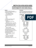 MCP413X/415X/423X/425X: 7/8-Bit Single/Dual SPI Digital POT With Volatile Memory