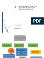 Diagrama de Flujo Pruebas de Sensibilidad Pulpar y Percusión Periapical PDF