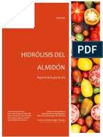PRACTICA No. 3 - HIDRÓLISIS DEL ALMIDON