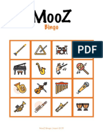 Bingo Kaart Mooz - 07