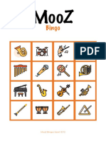 Bingo Kaart Mooz - 12