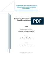 Universidad Pedagógica Nacional: Semejanzas y Diferencias en La Formación Del Poxtawane y Bijteswane en Oxchuc