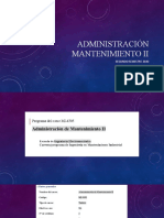 Carta Al Estudiante Curso Administración Mantenimiento II