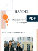 Kurs 2.7 - Demonstrativ und Ladentypen