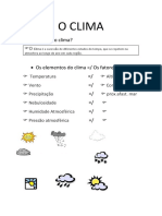 O Clima