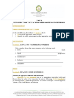 Module Unit 1 PE and Health